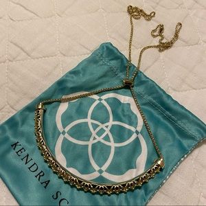 Kendra Scott Adjustable Choker Necklace in Gold